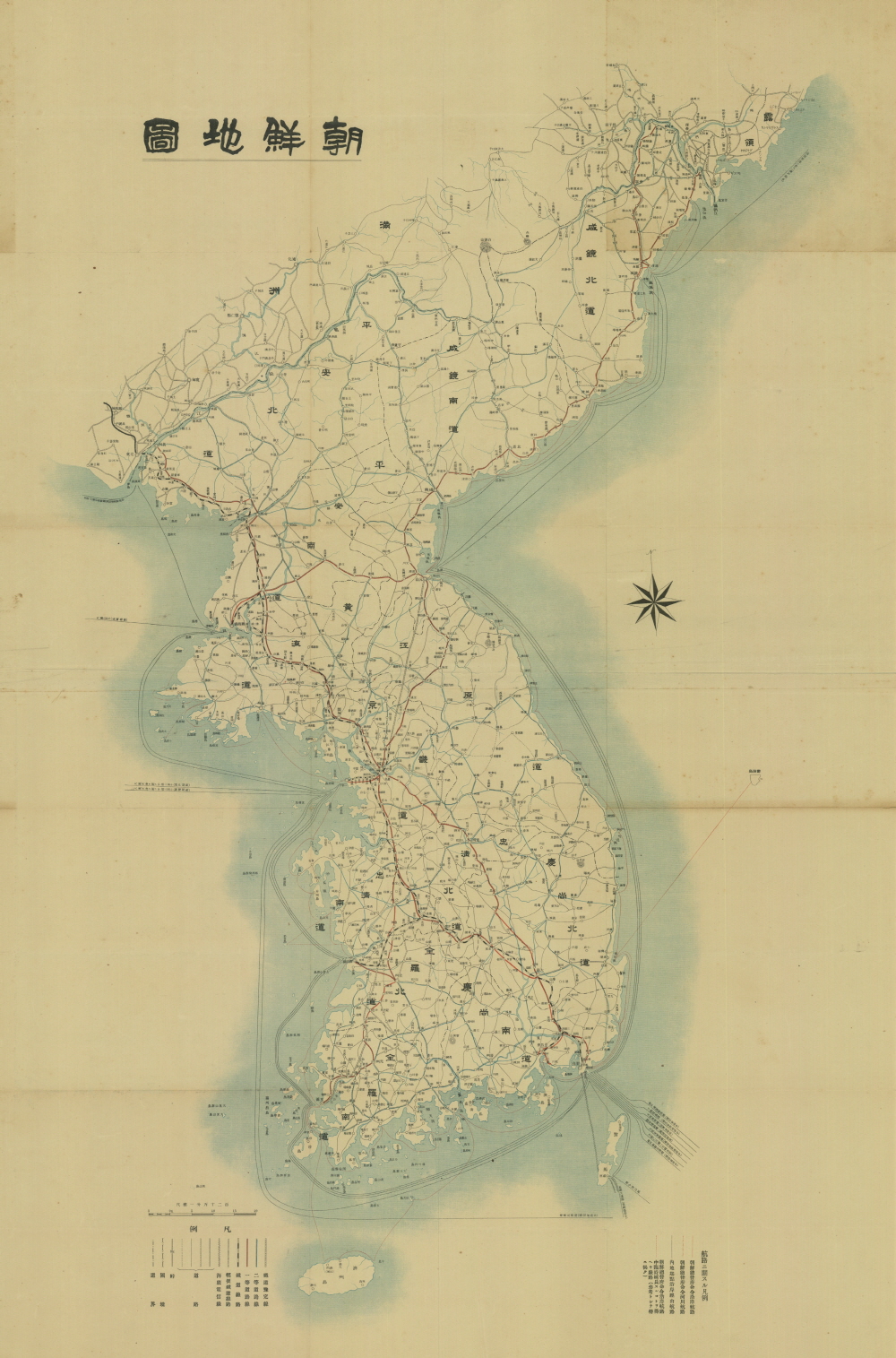 조선지도 (朝鮮地圖) 이미지